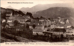 Jougne Canton De Mouthe Modern Bas Du Village Aiguillon Et Le Mont Suchet Doubs 25370 Cpa Ecrite Au Dos - Dos Vert TB.E - Autres & Non Classés