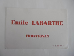Buvard - Vins Spiritueux Emile LABARTHE à FRONTIGNAN 34 Hérault - V