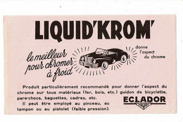 Buvard ECLADOR Liquid'krom Peinture Pour Aspect Du Chrome Voiture Bicyclette - Farben & Lacke