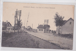 RUMILLY (Nord) - La Gare Et La Route Nationale Passage à Niveau - Other & Unclassified
