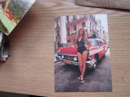 Pin Ups Girl  Sisley Diary  Old Car - Pin-Ups