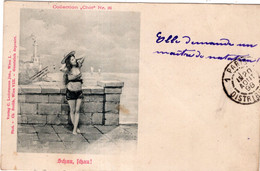 Collection " Chic " N°96. Jeune Femme Au Bord De La Mer - Donne