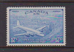 CANADA    Special  Delivery    Air  Stamp   17c  Blue    MH - Posta Aerea: Espressi