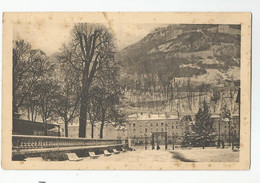 38 Isère Grenoble Hiver En Dauphiné Le Jardin De Ville Et La Bastille Ed Photo Jean Pain - Grenoble