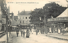 BEAUNE QUARTIER BRETONNIERE KERMESSE DE 1905 LE MANEGE DE CHEVAUX DE BOIS - Beaune