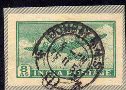 INDIA INDE PLANE FROM ENTIRE 8a USED USATO OBLITERE' - Used Stamps