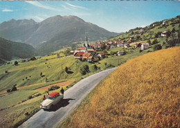 B4298) WENNS Im PITZTAL - Tirol - Blick Gegen Süden - Straße Mit Altem AUTO U. Kirche - Pitztal