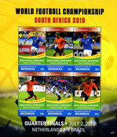 Micronesia, 2010, Soccer World Cup South Africa, Football, MNH Sheet, Michel 2151-2156 - Micronésie