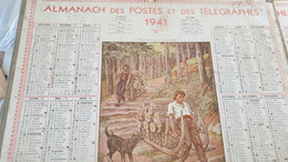 CALENDRIER 1941 /SCHLITEURS DANS LA GUERRE  VOSGES - Petit Format : 1921-40