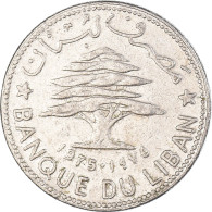 Monnaie, Liban , 50 Piastres, 1975 - Libano