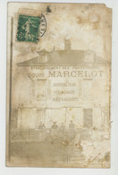 CLAMECY - LES PONTS VERTS - Carte Photo De La Maison LOUIS MARCELOT , Horticulteur (1914) - Clamecy