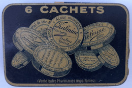 Boite Kalmine 6 Cachets - Métadier - Tours !! Modèle Ancien Cf. Logo !! - Boîtes