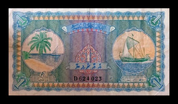 # # # Seltene ältere Banknote Malediven (Maledives) 1 Rufiya # # # - Maldiven