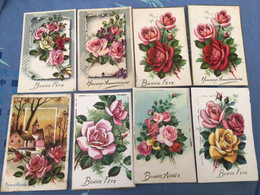 Jda Ou Ida, Fleurs Roses X 8 Paillettes - Flowers