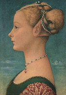 Carte  Profil De Femme   De POLLAIOLO Antonio  (1429 1498 ) Musée Milan    ( Recto Verso) - Schilderijen