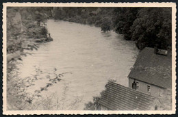 F8857 - Rochburg Lunzenau - Unwetter Hochwasser Hängebrücke Schaden - Foto Dieter Schlegel Pressefoto - Lunzenau