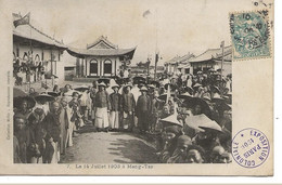 MENG-TSZ  -  Le 14 Juillet 1903 à Meng-Tsz (cachet Exposition Coloniale 1906) - China