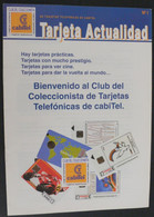 REVISTA CABITEL DEL CLUB DEL COLECCIONISTA - TARJETA ACTUALIDAD Nº 1 - Libri & Cd