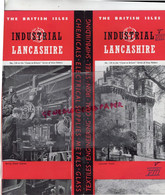ANGLETERRE-ENGLAND-RARE DEPLIANT TOURISTIQUE THE BRITISH ISLES- INDUSTRIAL LANCASHIRE-LANCASTER-AIRCRAFT-COTTON MILL- - Tourism Brochures