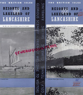 ANGLETERRE-ENGLAND-RARE DEPLIANT TOURISTIQUE THE BRITISH ISLES- RESORTS AND LAKELAND OF LANCASHIRE-ULVERSTON-BLACKPOOL - Tourism Brochures