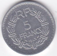 5 Francs Lavrillier 1945 , En Aluminium ,  9 Ouvert, Gad# 766, Superbe - 5 Francs