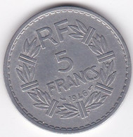 5 Francs Lavrillier 1946 B Beaumont Le Roget , En Aluminium ,  9 Ouvert, Gad# 766, TTB - 5 Francs