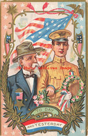 340307-Patriotic, Nash Decoration Day Series No 2, Soldiers With Flag - Other & Unclassified