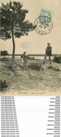 WW 33 ARCACHON. Echassiers Landais Joueur De Pipeau 1907 - Arcachon