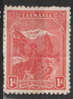 Australia Tasmania  1905  SG  250ea  1d  Perf  11  Mounted Mint  Horizontal Crease - Nuovi