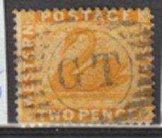 Australia Western  Australia  1882  SG 77  1d  Wmk CA  Perf 14  Fine Used - Used Stamps