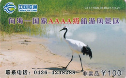 CHINA - Bird, China Tietong(IP) Prepaid Card Y100, Exp.date 30/10/08, Used - Non Classificati