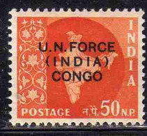 INDIA INDE 1962 1965 1963 UN FORCE CONGO 50np  MLH - Ongebruikt