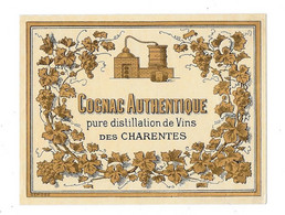 COGNAC AUTHENTIQUE Pure Distillation De Vins Des CHARENTES - Alcools & Spiritueux