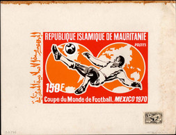 MAURITANIA(1970) Soccer Players. Original Artwork Signed By The Artist BETEMPS. Scott No 282, Yvert No 284. - 1970 – Mexico