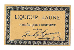 LIQUEUR JAUNE - HYGIÉNIQUE & DIGESTIVE - Qualité Supérieure - Alcoholen & Sterke Drank