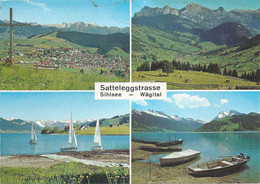 Satteleggstrasse - Sihlsee - Wägital          Ca. 1970 - Sattel