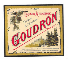 GOUDRON Liqueur Hygiénique - Alcools & Spiritueux