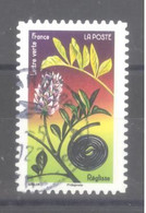 France Autoadhésif Oblitéré (Fleurs Et Douceurs - Réglisse) (cachet Rond) - Usati