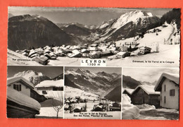 ZRD-14 RARE Le Levron VAl De Bagnes Multivues En Hiver. Non Circulé  Artag - Bagnes