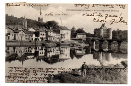 PEYREHORADE  --1911 -- Vue Des Quais Et Chateau ( Animée ) .............................à Saisir - Peyrehorade