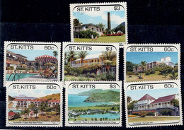 ST.KITTS 1988 TOURISMUS MI No 226-32 MNH VF!! - St.Kitts And Nevis ( 1983-...)