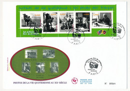 France - FDC - Siècle Fil Du Timbre - Vie Quotidienne Au XX° Siècle - Paris - 28/09/2002 - Storia Postale