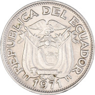 Monnaie, Équateur, 20 Centavos, 1971 - Equateur