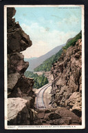 (RECTO / VERSO) CRAWFORD NOTCH FROM M.C.R.R. CUT WHITE MOUNTAINS - EN 1910 - N° 10827 - BEAU TIMBRE ET CACHET - CPA - White Mountains
