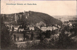 ! Alte Ansichtskarte Nieder Mois B. Löwenberg In Schlesien, 1912 - Schlesien