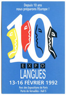 75015 PARIS - Parc Des Expositions - Porte De Versailles - EXPO LANGUES - Arrondissement: 15