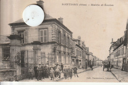 60 -  Carte Postale Ancienne De RANTIGNY    Mairie Et Ecoles - Rantigny