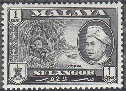 MALAYA  -- SELANGOR  SCOTT NO  102  MINT HINGED   YEAR 1957 - Selangor