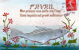 I1207 - Carte Découpis - 1er AVRIL - 1er Avril - Poisson D'avril