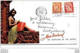 101 - 24 - Enveloppe Envoyée De Auckland En Suisse 1959 - Briefe U. Dokumente